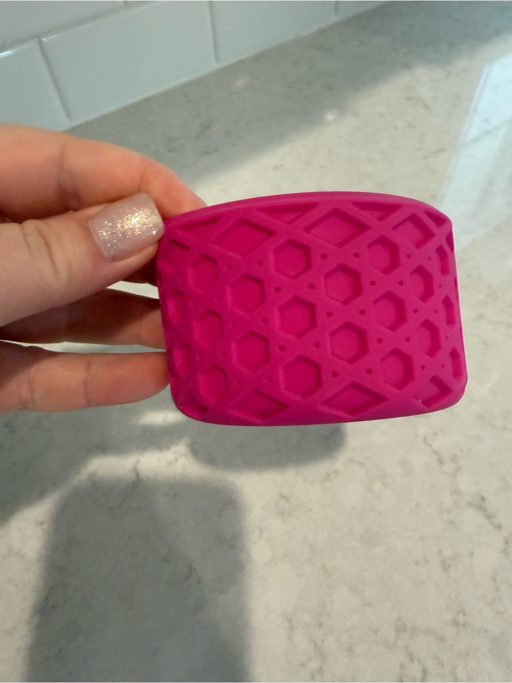 Waffle tumbler pink boot